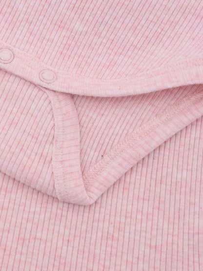 Strampler - Modal/Baumwolle - Rosa/Bleached Mauve Melange - Fixoni
