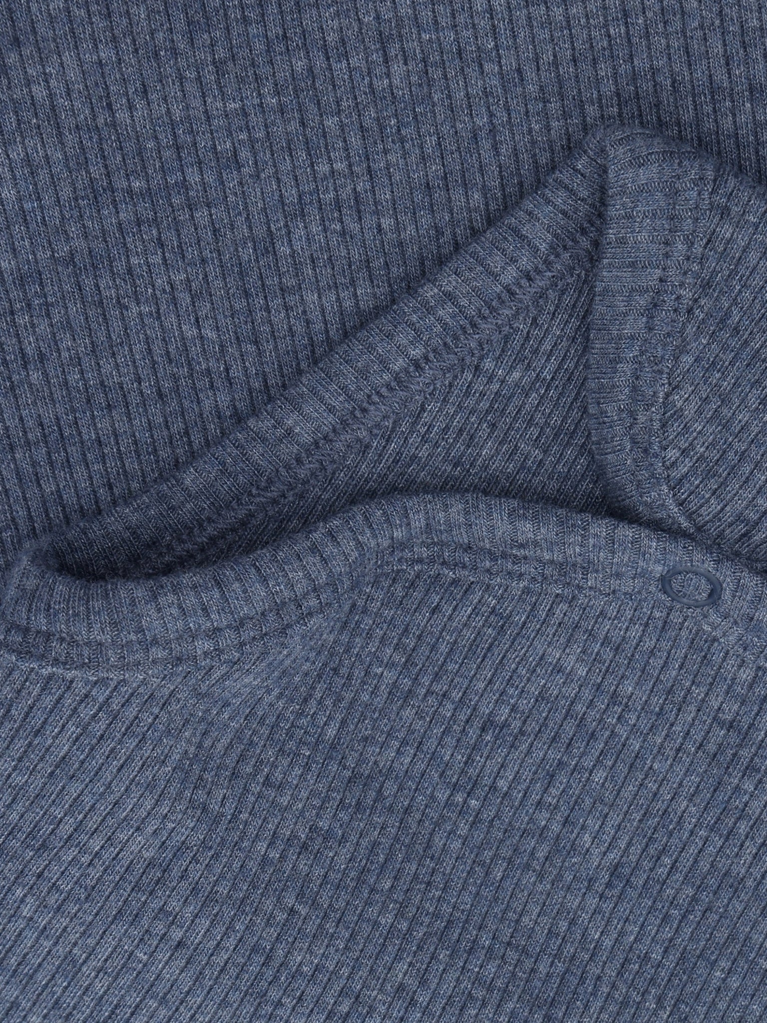 Romper - Modal/katoen - Donkerblauw/Vintage Indigo Melange - Fixoni - voorkant - afbeelding 2