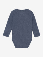Overslagromper - Modal/katoen - Donkerblauw/Vintage Indigo Melange - Fixoni - voorkant - afbeelding 3