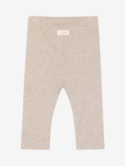 Legging - Modal/katoen - Beige/Pure Cashmere - Fixoni