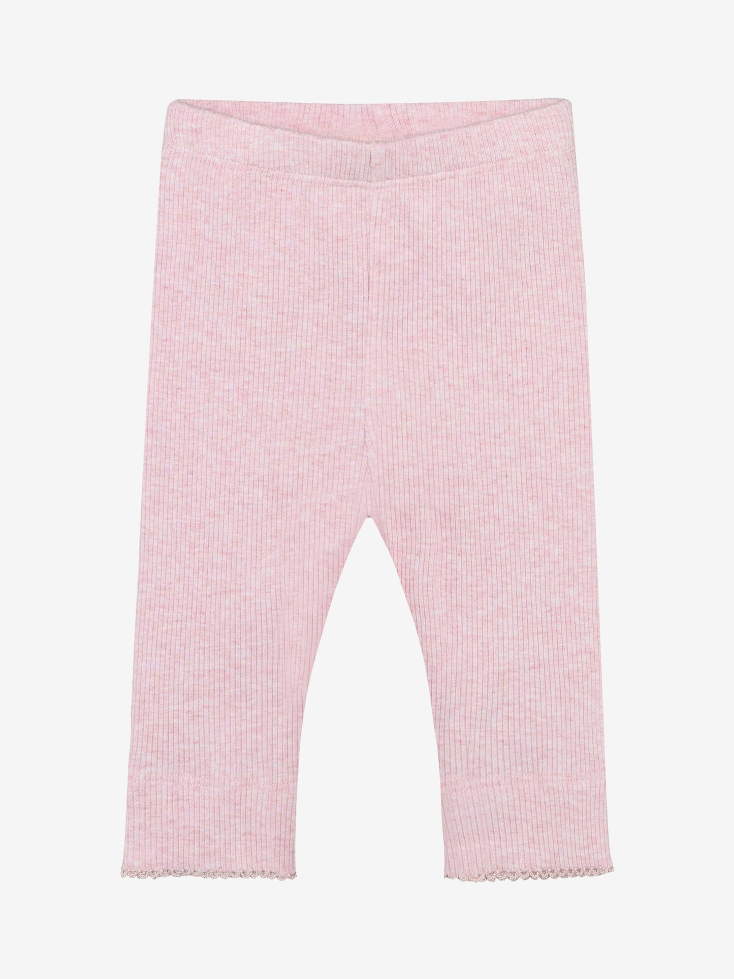 Leggings - Modal/Baumwolle - Rosa/Bleached Mauve Melange - Fixoni