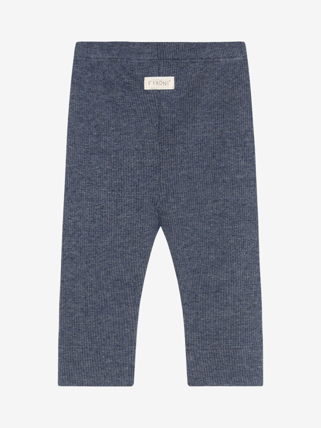 Legging - Modal/katoen - Donkerblauw/Vintage Indigo Melange - Fixoni - bovenkant - afbeelding 3