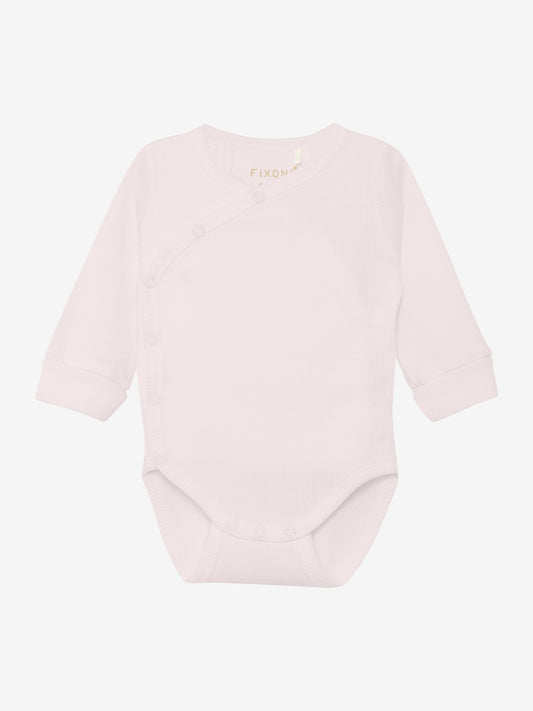 Wrap Body Long Sleeve - Organic Cotton - Hushed Violet - GOTS - Fixoni