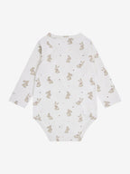 Overslagromper met konijnenprint – Pale Lilac – Biologisch katoen – Fixoni