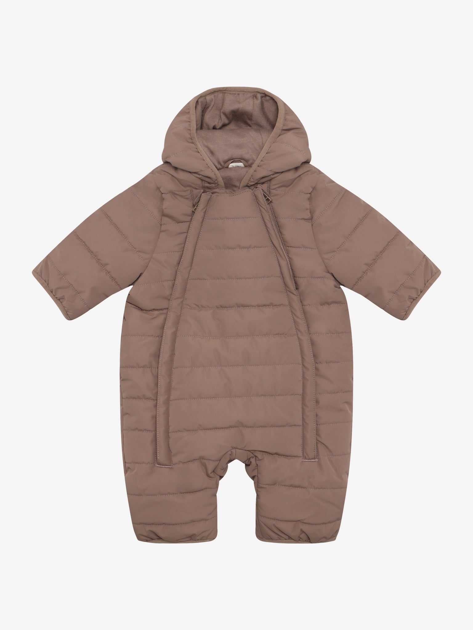 Buitenpak met quilted voering - Mountain Trail - Bruin - Fixoni - voorkant