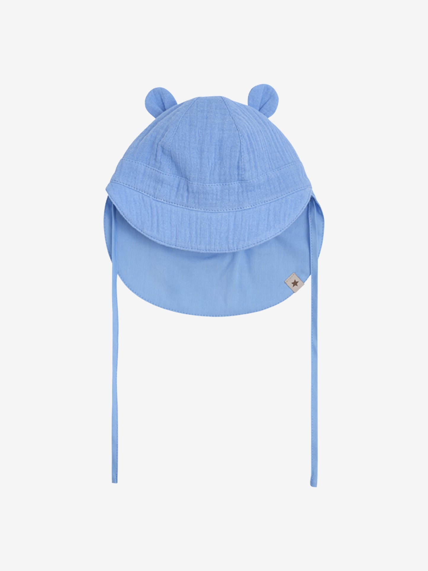 Baby sun hat with ears - Cotton muslin - HutteliHut