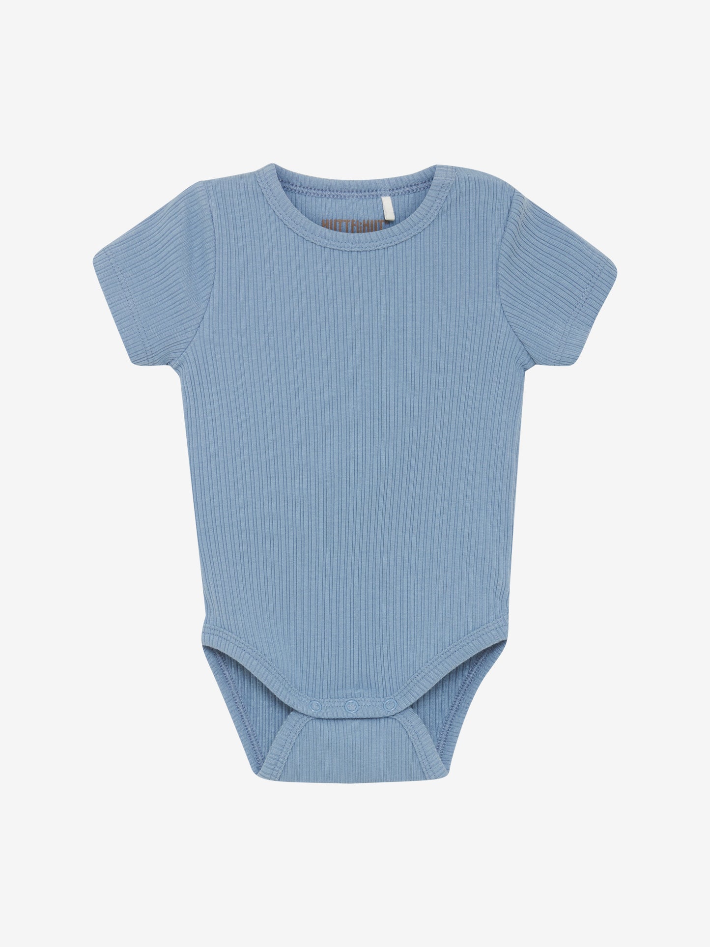 Short sleeve romper - Cotton & Modal mix - Windward Blue - Body SS Rib - Huttelihut