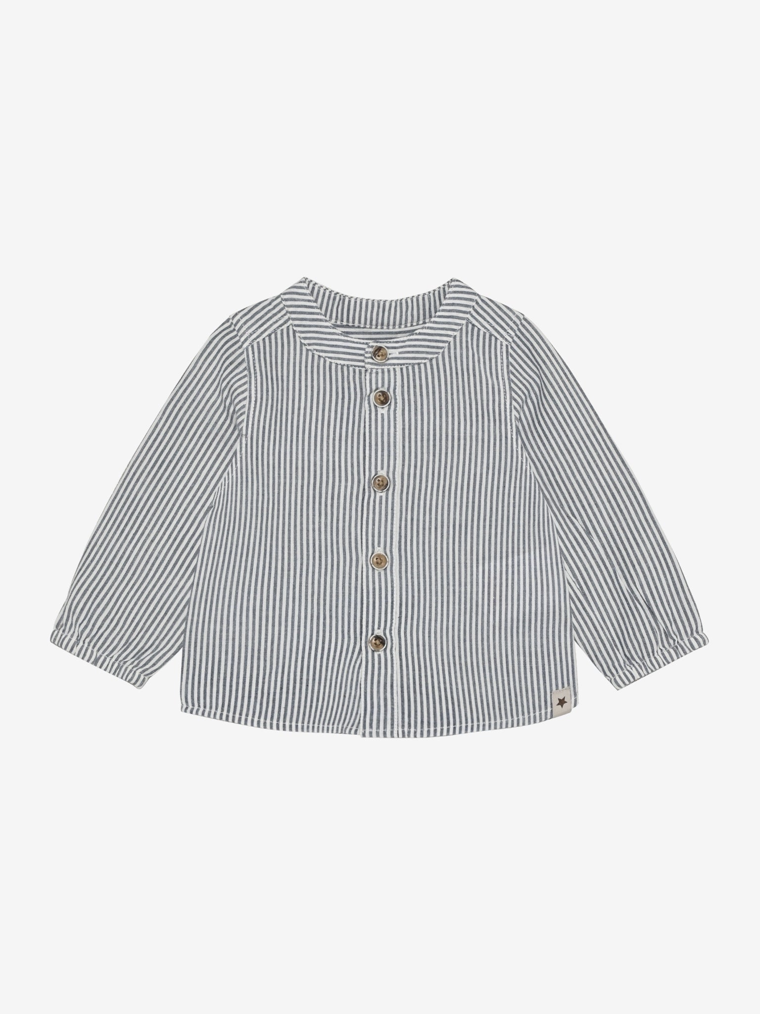 Overhemd top - YD Stripe - Katoen - Bering Sea - Huttelihut - productfoto
