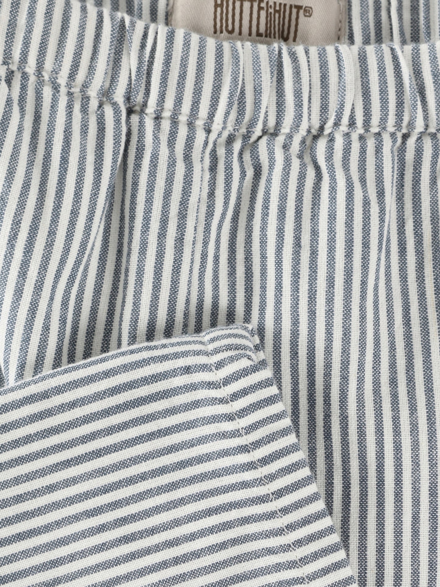 Baby broekje - Pants YD Stripe - Katoen -  Bering Sea - Huttelihut