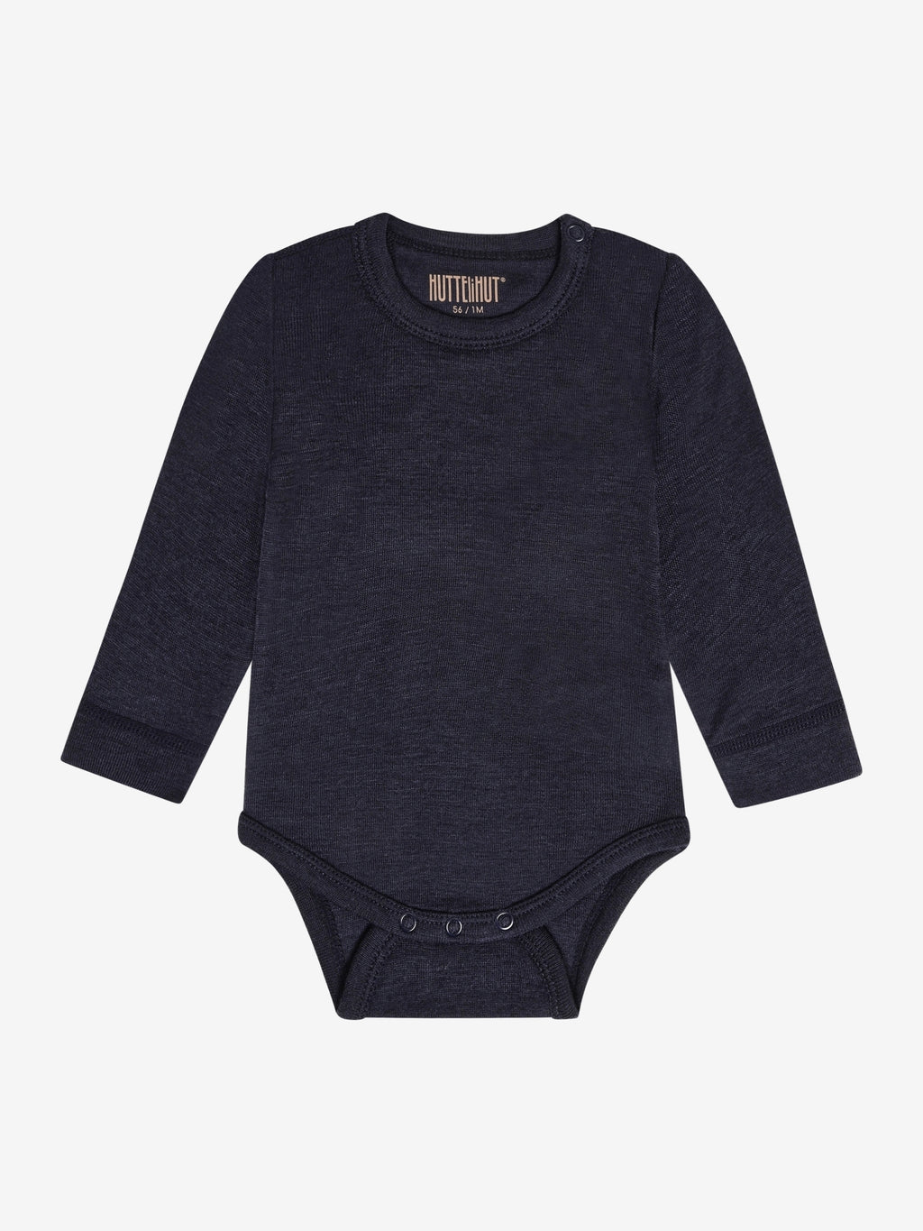 Baby-Strampler langarm - Rose Smoke - Tencel und Merinowolle - HUTTEliHUT