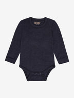 Baby-Strampler langarm - Rose Smoke - Tencel und Merinowolle - HUTTEliHUT
