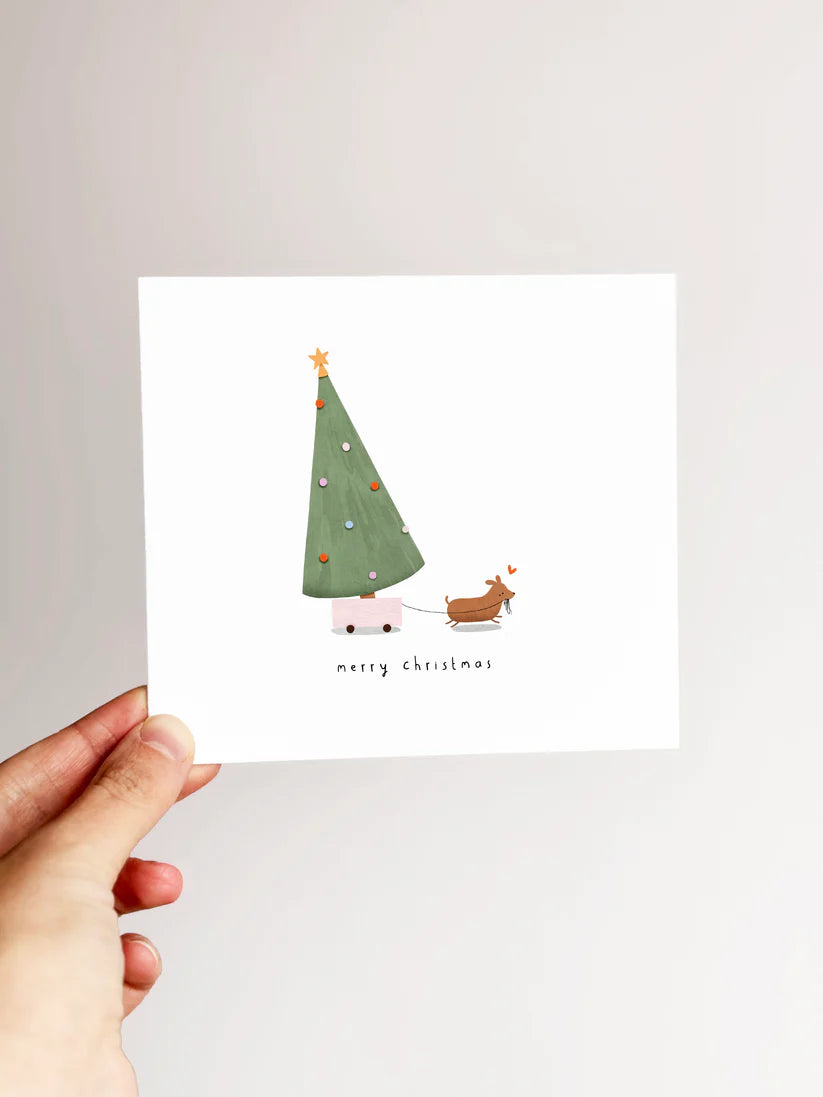 Set aus 8 Weihnachtskarten inkl. Umschlägen und Stickerbogen - Alijt