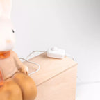 Nachtlampe Hase Lenny – Rot mit Dimmer – 50 cm – Egmont Toys