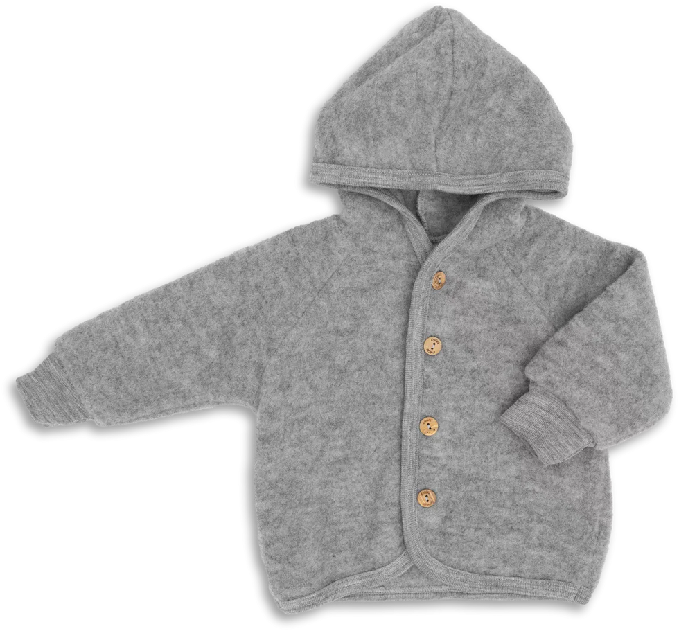 Jacket wool fleece - Organic merino wool - Engel Natur