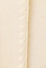 Baby Blanket Wool Fleece - Babydeken met festonsteek - Engel Natur