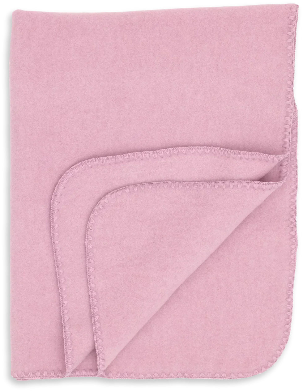 Baby Blanket Wool Fleece - Babydeken met festonsteek - Engel Natur