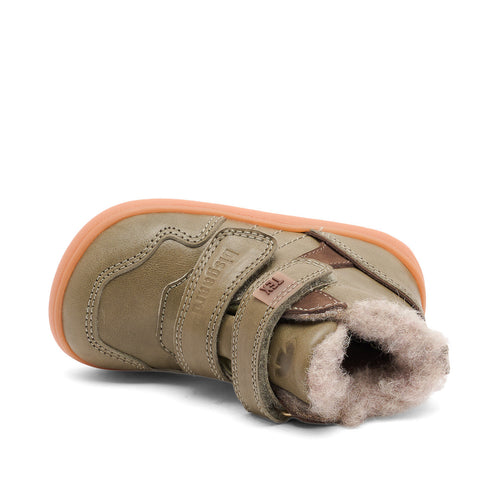 Barefoot Becky TEX Winterschuh – Sage – Wasserdicht & Wollgefüttert – Bisgaard