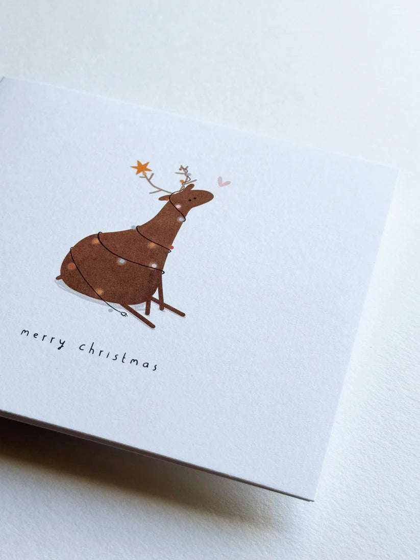 Set aus 8 Weihnachtskarten inkl. Umschlägen und Stickerbogen - Alijt
