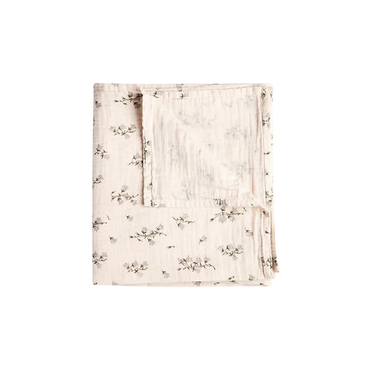 Garbo&Friends - Muslin Swaddle Blanket - Blue Bell - Hydrofiele doek XL