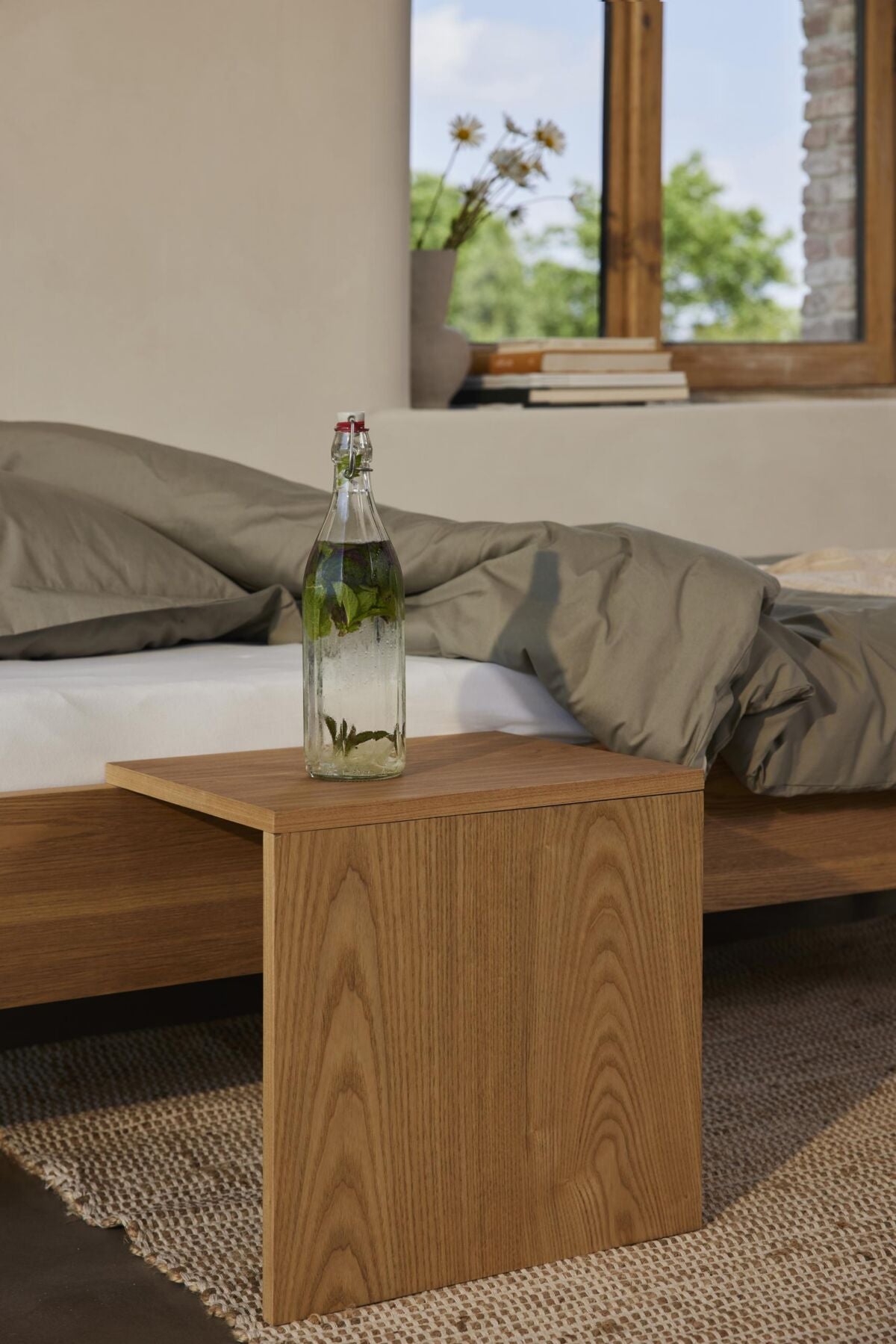 Hai No Ki Junior Bed - Bijzettafel - Natural Ash - Quax