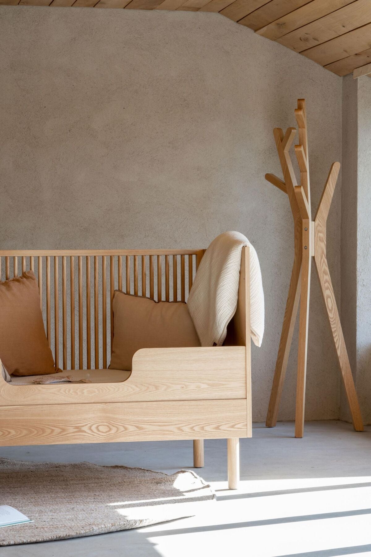 Hai No Ki Uitvalbeschermer - 140 x 70 cm - Natural Ash - Quax
