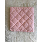 Gewatteerde babydeken - Biologisch katoen - Tiny Check Pink - Lalaby