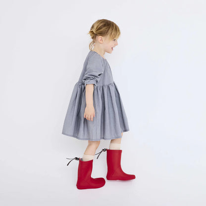 Natuurrubber regenlaars Star - Rood/Red - Bisgaard