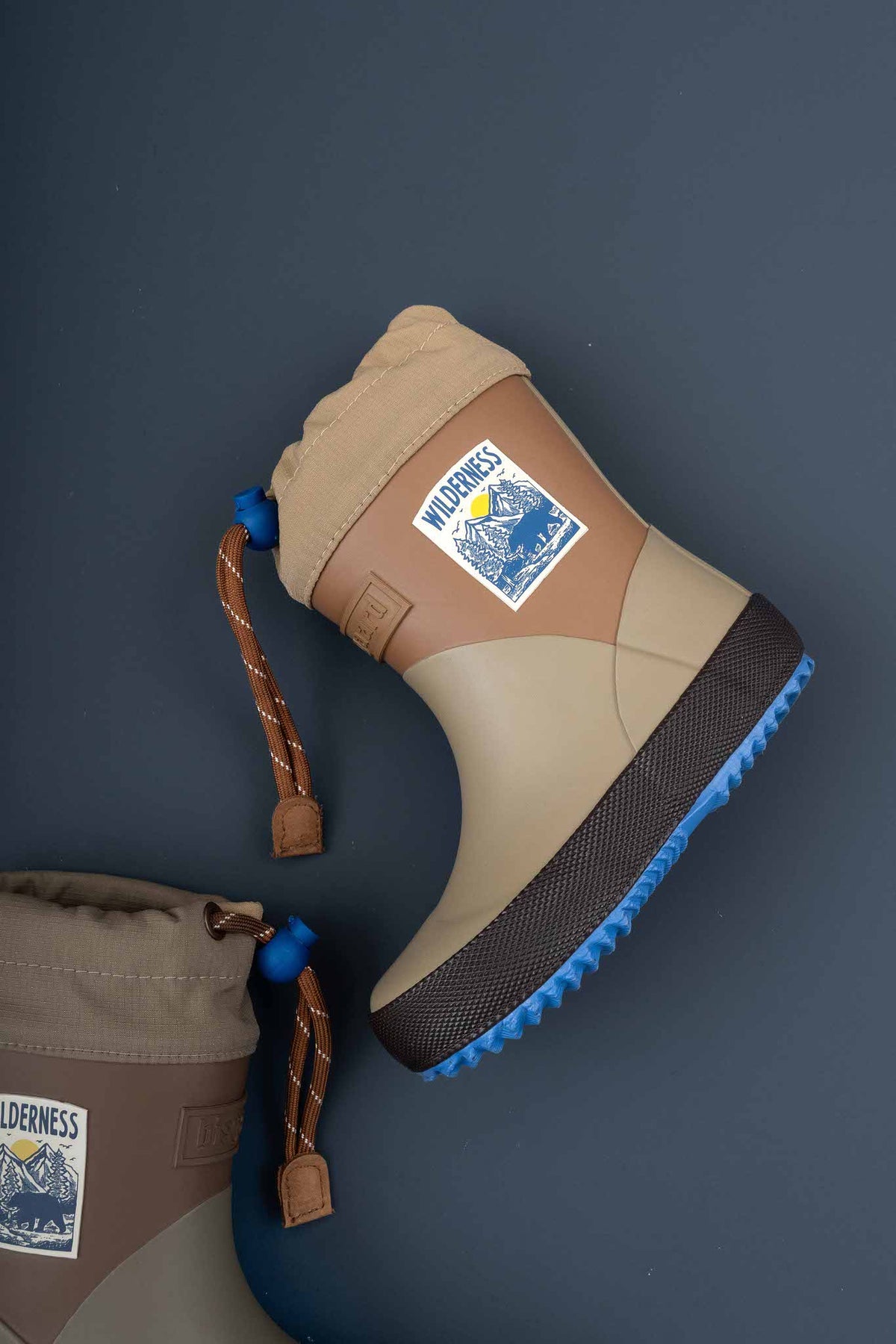 Thermo Rubber Boots – Khaki – Wol gevoerd – Bisgaard