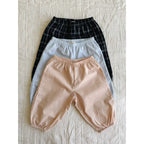 Babybroek Pixi Pants - Biologisch katoen - Blue Check - Lalaby