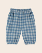 Baby broekje – Blue & White Checks – 100% katoen - Emile et Ida