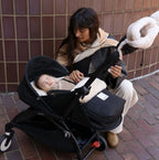 Milk Minipuff – Merino Sheepskin Footmuff for Bassinet & Stokke YOYO – BINIBAMBA