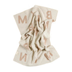 Alphabet Merino Biniblanket – Bassinet Blanket - 100% Merino Wool - 75×100 cm – BINIBAMBA