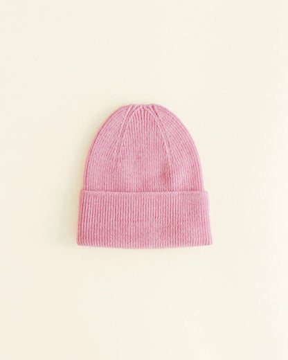 Knitted beanie - Fonzie newborn - Merino wool - HVID