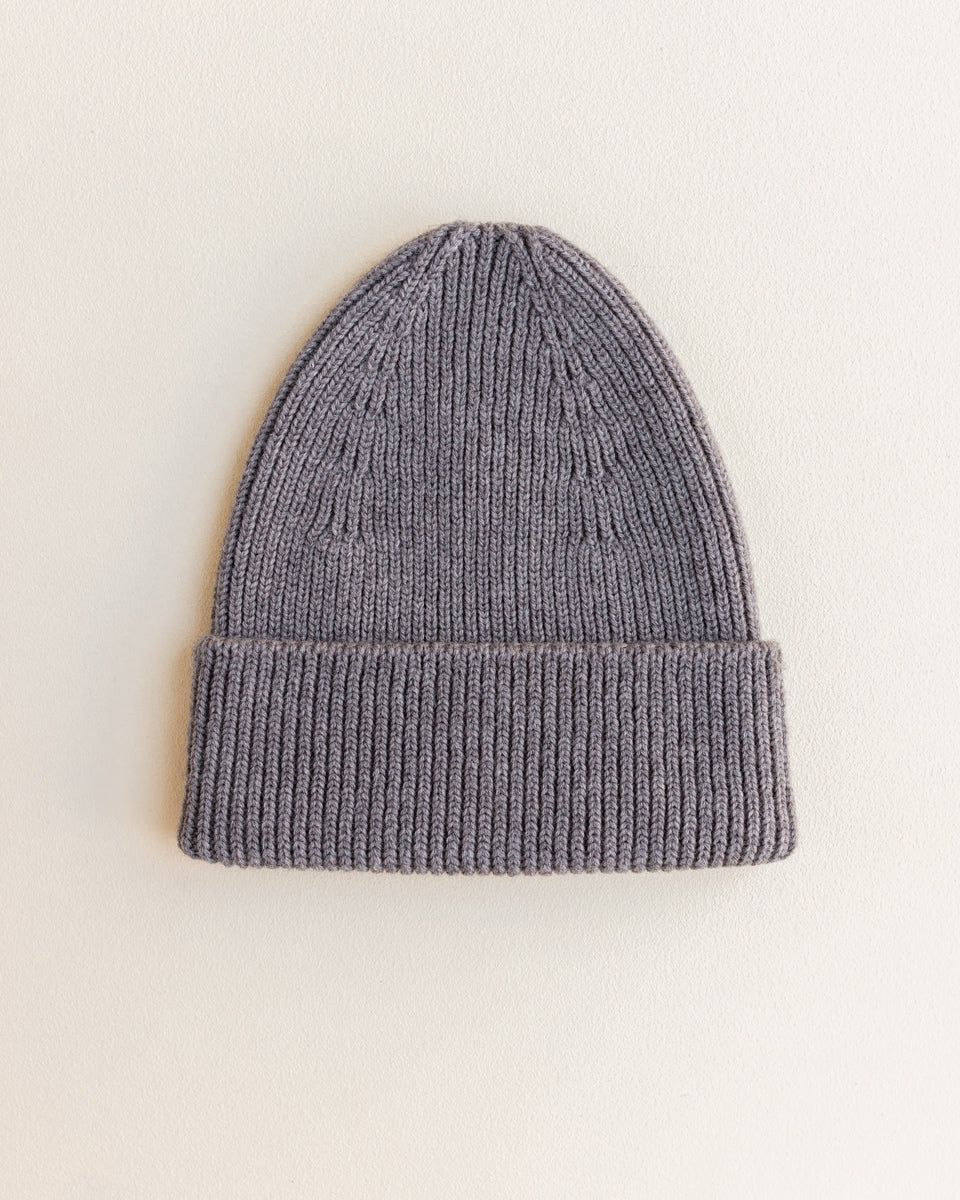 Beanie Fonzie Kids - 100% extra fine Italiaanse merino wol - HVID