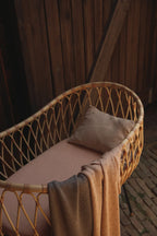 Babydecke Ajour - Bibi Blanket - Merinowolle - HVID