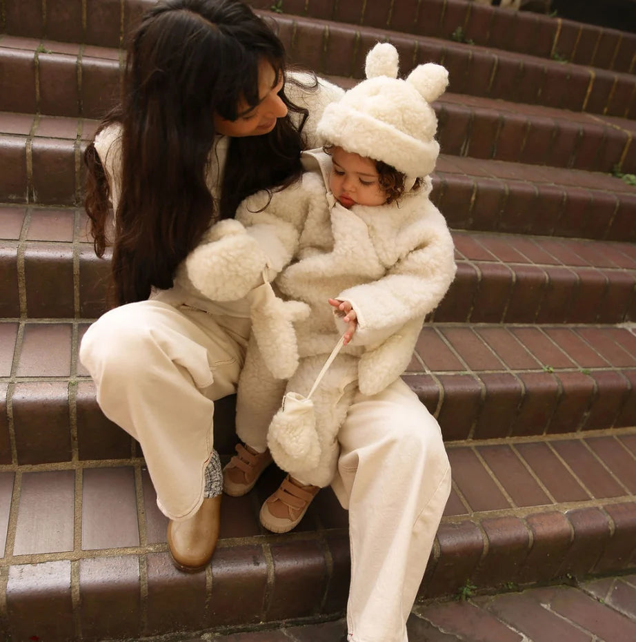 Merino Snugglesuit – Wollener Babyoverall aus 100% Merinowolle – BINIBAMBA
