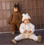 Merino Snugglesuit – Wollener Babyoverall aus 100% Merinowolle – BINIBAMBA