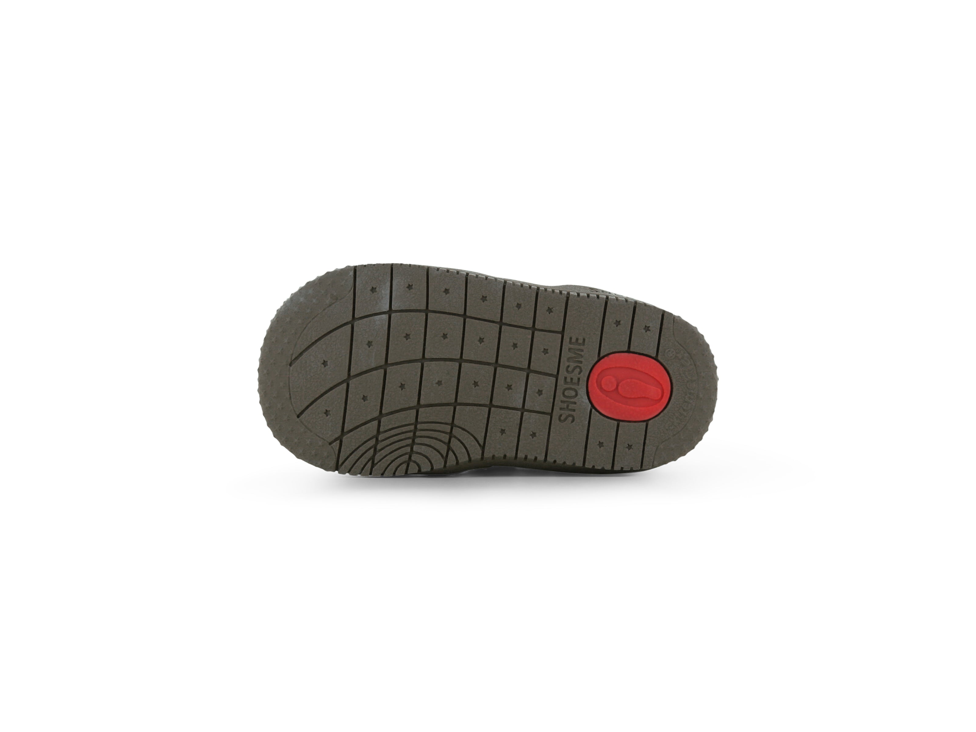 Suede baby sneaker ExtremeFlex® – Beige/Red/Black – Shoesme