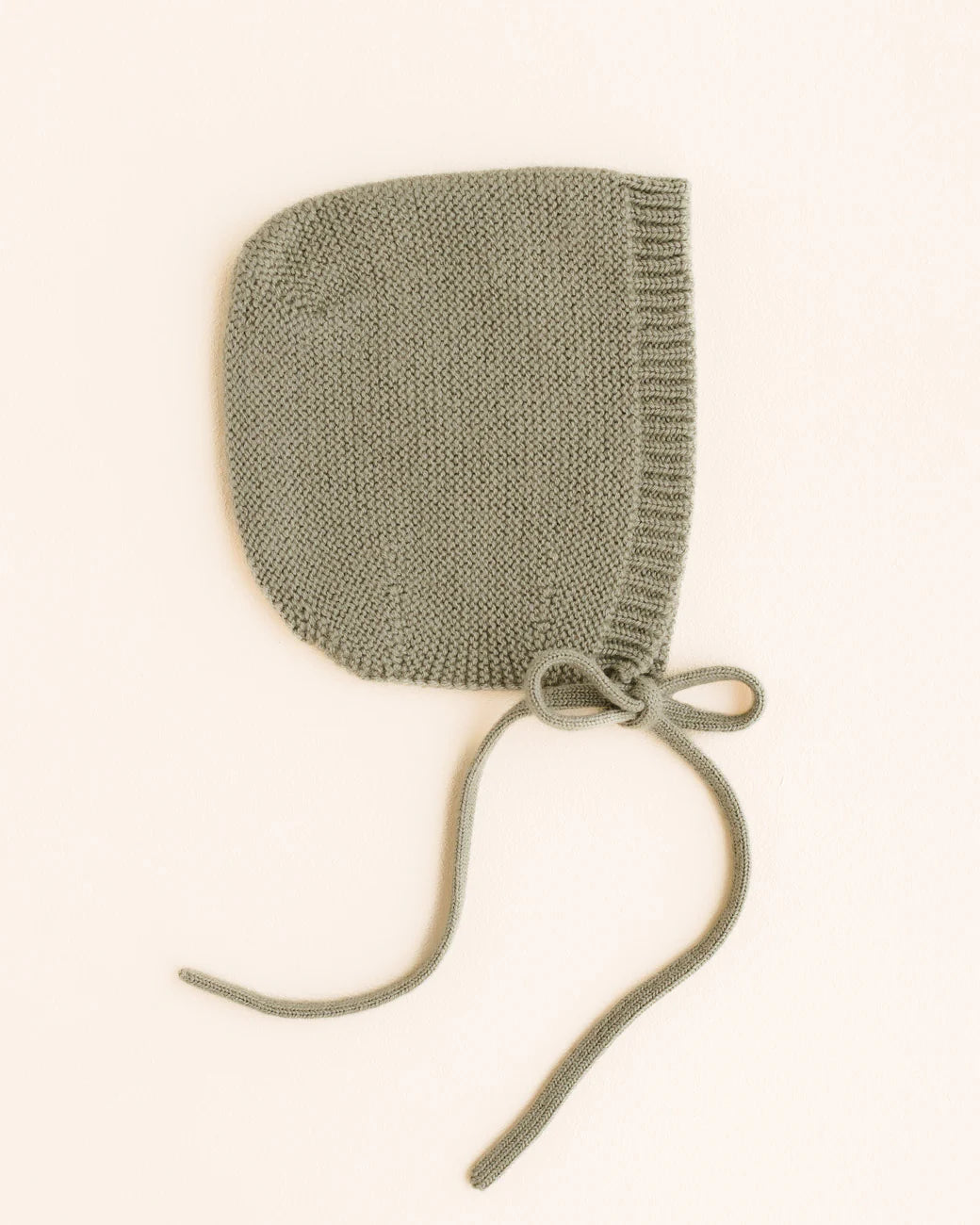 Bonnet Dolly - Baby Strikmutsje - Merinowol - HVID