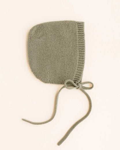 Bonnet Dolly - Baby Strikmutsje - Merinowol - HVID