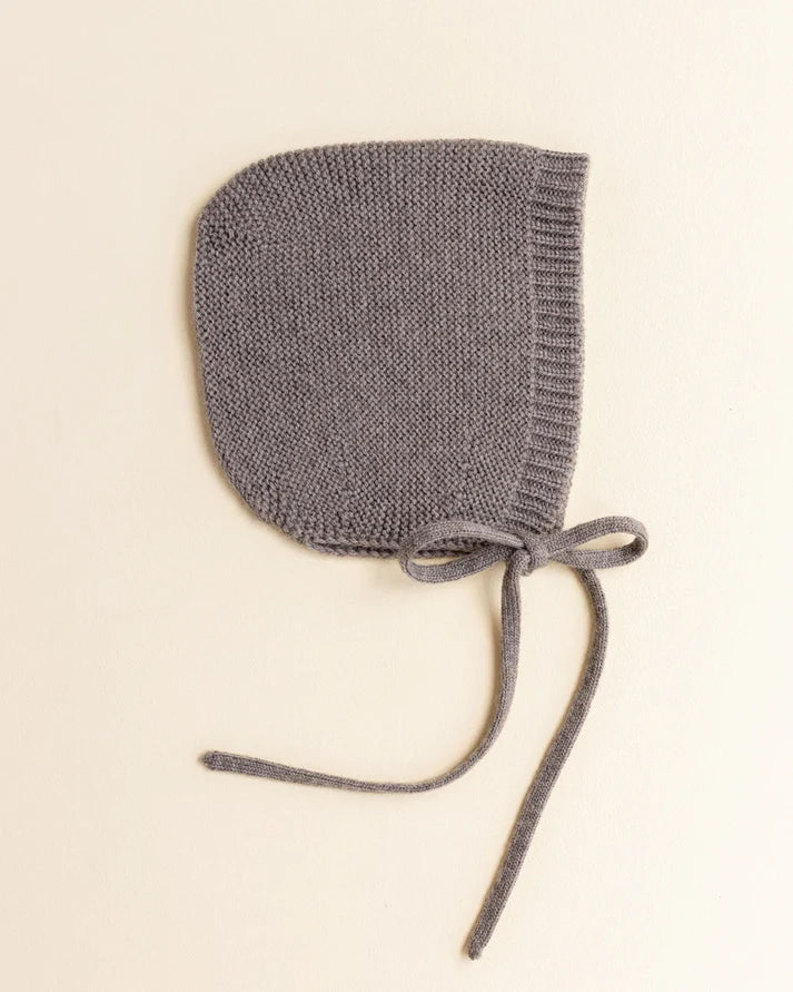 Bonnet Dolly - Baby Strikmutsje - Merinowol - HVID