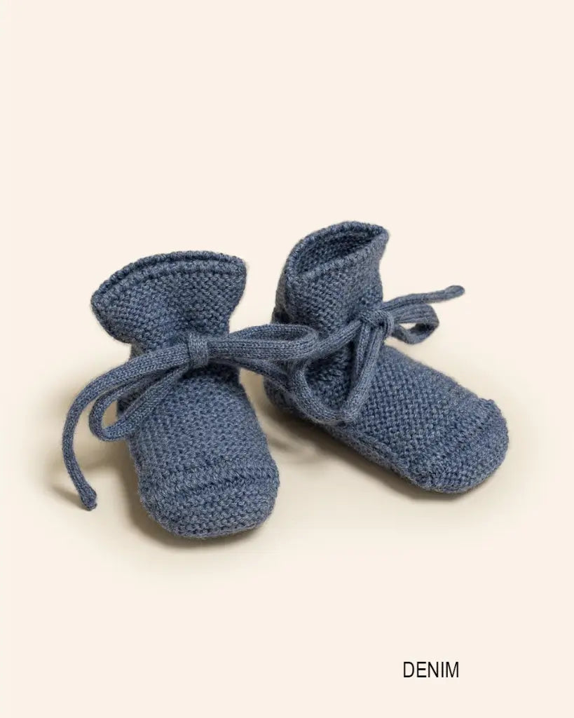 Booties – Babyschuhe – Merinowolle – HVID