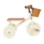 Kinder driewieler met rieten mandje - Trike Vintage - Cream - Banwood - productfoto