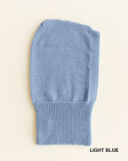 Balaclava Eddy - 100 % extrafeine italienische Merinowolle - HVID