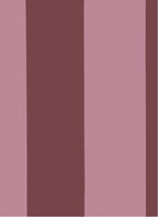 Brede Strepen Bordeaux Roze – Atelier Chien: detail van het behangpatroon.