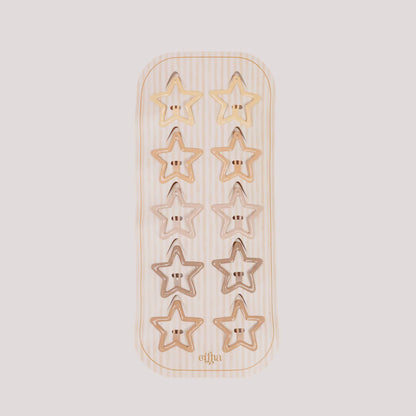 Glitter Haarknipjes Set - Sterretjes - 10 Stuks - Mrs Ertha