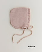 Bonnet Dolly - Babystrickmütze - Merinowolle - HVID