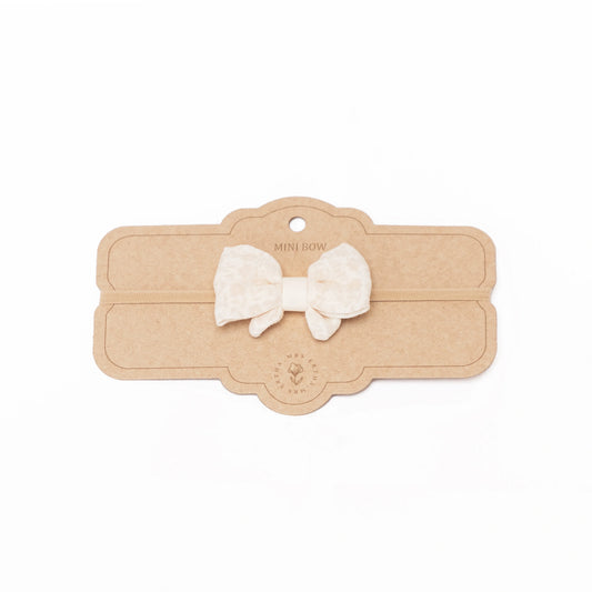 Baby-Haarband mit Schleife - Bio-Baumwolle - Bouquet Silhouette - Mrs Ertha