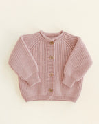 Gebreid vest Inga - Seamless cardigan - Merinowol - HVID - voorkant - afbeelding 3