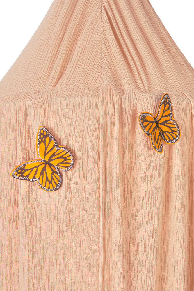 Canopy Crepe Swan – Rose – Katoenen bedhemeltje – Lorena Canals